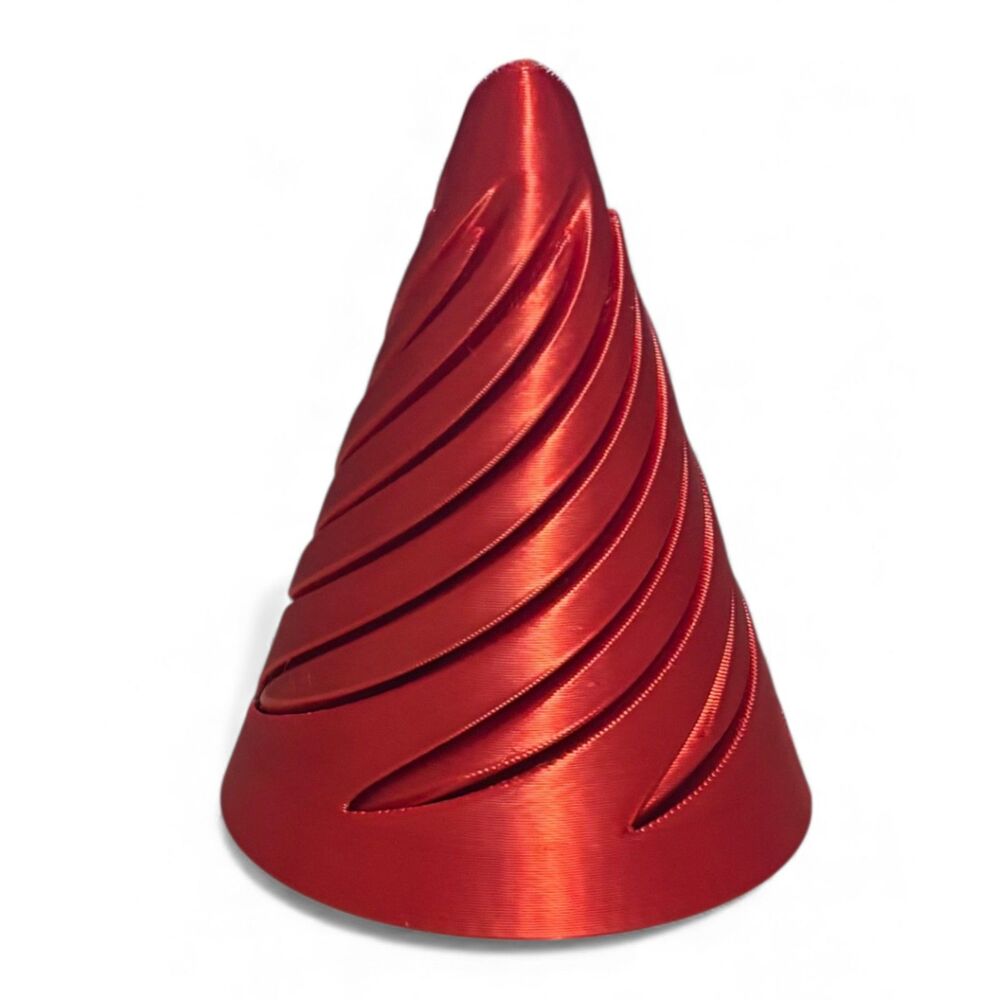 Pass Through Fidget Cone - 2-1/2" x 2" - Candy Red - #3010-43